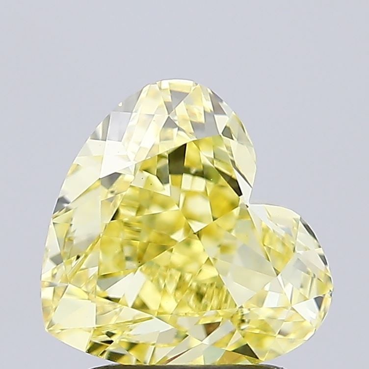 IGI Heart 2.06ct Fancy Intense Yellow VVS2 - Loose Lab Diamond: IGI Heart 2.06ct Fancy Intense Yellow VVS2 - Loose Lab Diamond Item Specifics: Source: This Is A Real Diamond Grown In A Lab Not Mined. Carat: 2.06 Cut: - Color: Fancy Intense Yellow Clarity: VVS2 Pol
