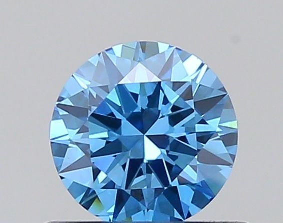 Round 0.46ct Fancy Vivid Blueish Blue VVS2 - Loose Lab Diamond: Round 0.46ct Fancy Vivid Blueish Blue VVS2 - Loose Lab Diamond Item Specifics: Source: This Is A Real Diamond Grown In A Lab Not Mined. Carat: 0.46 Cut: Color: Fancy Vivid Blueish Blue Clarity: VVS2 P
