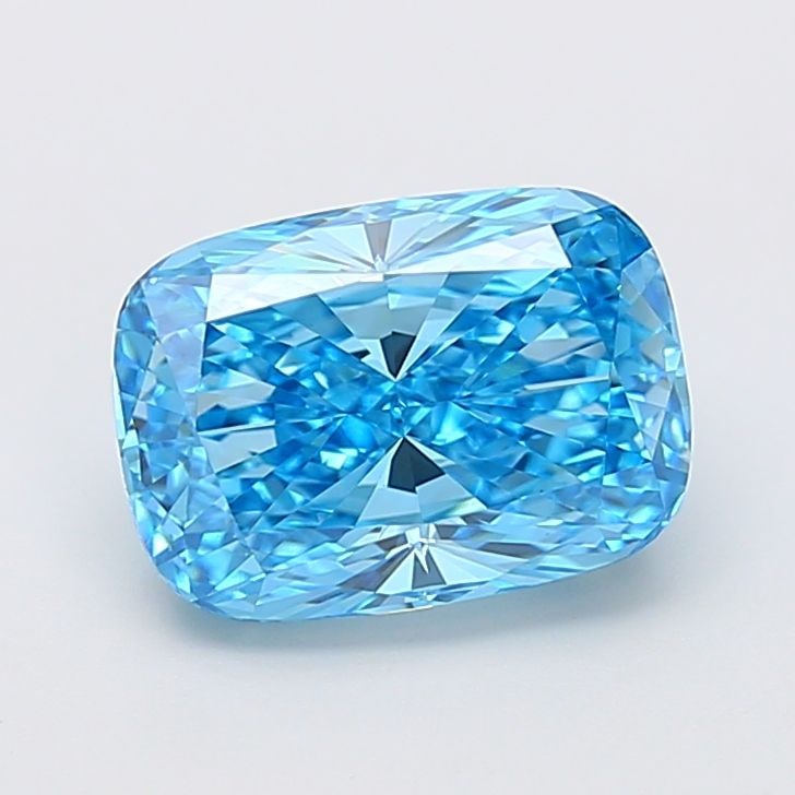 IGI Cushion Modified 4.06ct Fancy Vivid Blue VVS2 - Loose Lab Diamond: IGI Cushion Modified 4.06ct Fancy Vivid Blue VVS2 - Loose Lab Diamond Item Specifics: Source: This Is A Real Diamond Grown In A Lab Not Mined. Carat: 4.06 Cut: - Color: Fancy Vivid Blue Clarity: VVS2 