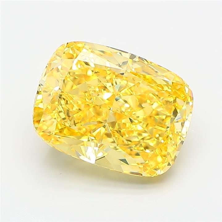 IGI Cushion Modified 4.0ct Fancy Vivid Yellow VVS2 - Loose Lab Diamond: IGI Cushion Modified 4.0ct Fancy Vivid Yellow VVS2 - Loose Lab Diamond Item Specifics: Source: This Is A Real Diamond Grown In A Lab Not Mined. Carat: 4.0 Cut: - Color: Fancy Vivid Yellow Clarity: