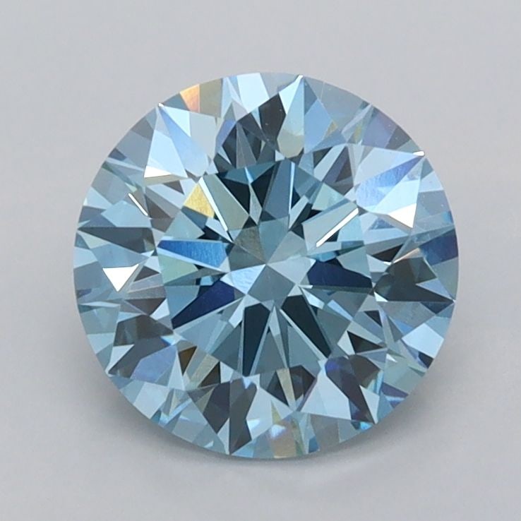 IGI Round 1.52ct Fancy Vivid Blue VVS2 - Ideal Loose Lab Diamond: IGI Round 1.52ct Fancy Vivid Blue VVS2 - Ideal Loose Lab Diamond Item Specifics: Source: This Is A Real Diamond Grown In A Lab Not Mined. Carat: 1.52 Cut: ID Color: Fancy Vivid Blue Clarity: VVS2 Poli