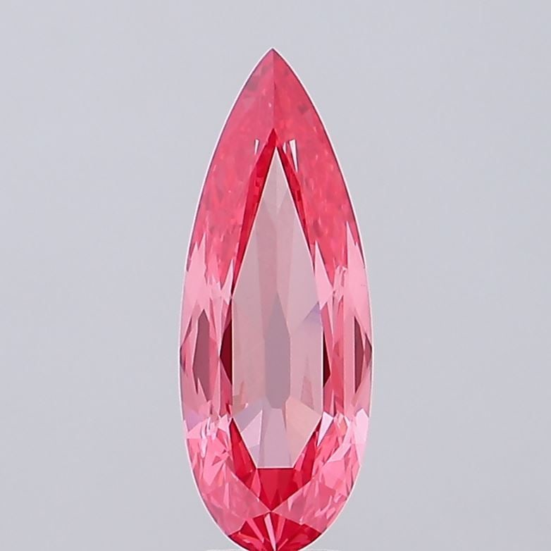 IGI Pear 4.08ct Fancy Vivid Pink VVS2 - Loose Lab Diamond: IGI Pear 4.08ct Fancy Vivid Pink VVS2 - Loose Lab Diamond Item Specifics: Source: This Is A Real Diamond Grown In A Lab Not Mined. Carat: 4.08 Cut: - Color: Fancy Vivid Pink Clarity: VVS2 Polish: EX