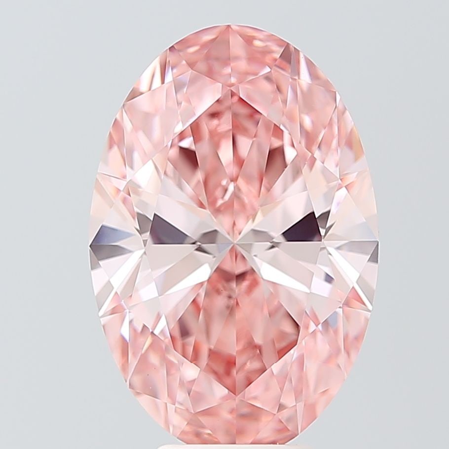 IGI Oval 6.11ct Fancy Vivid Pink VVS2 - Loose Lab Diamond: IGI Oval 6.11ct Fancy Vivid Pink VVS2 - Loose Lab Diamond Item Specifics: Source: This Is A Real Diamond Grown In A Lab Not Mined. Carat: 6.11 Cut: - Color: Fancy Vivid Pink Clarity: VVS2 Polish: EX