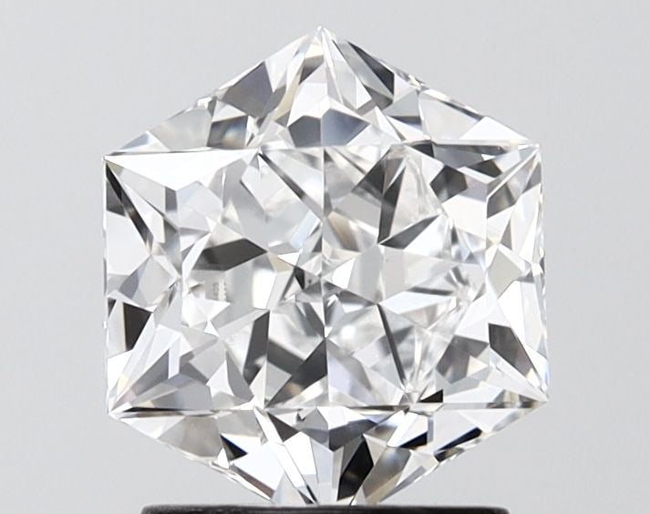 IGI Hexagonal 1.79ct E VVS2 - Loose Lab Diamond: IGI Hexagonal 1.79ct E VVS2 - Loose Lab Diamond Item Specifics: Source: This Is A Real Diamond Grown In A Lab Not Mined. Carat: 1.79 Cut: - Color: E Clarity: VVS2 Polish: EX Symmetry: EX Measurements: