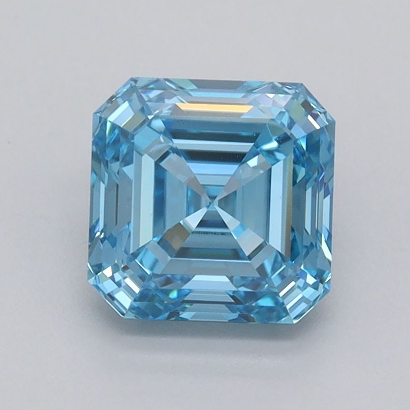 IGI Asscher 1.57ct Fancy Vivid Blue VVS2 - Loose Lab Diamond: IGI Asscher 1.57ct Fancy Vivid Blue VVS2 - Loose Lab Diamond Item Specifics: Source: This Is A Real Diamond Grown In A Lab Not Mined. Carat: 1.57 Cut: - Color: Fancy Vivid Blue Clarity: VVS2 Polish: E