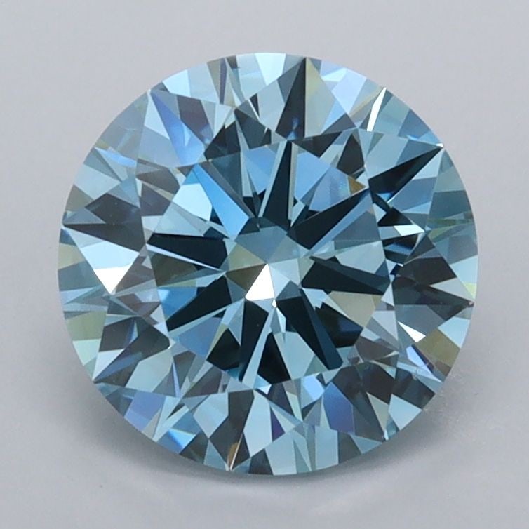 IGI Round 2.0ct Fancy Vivid Blue VVS2 - Ideal Loose Lab Diamond: IGI Round 2.0ct Fancy Vivid Blue VVS2 - Ideal Loose Lab Diamond Item Specifics: Source: This Is A Real Diamond Grown In A Lab Not Mined. Carat: 2.0 Cut: ID Color: Fancy Vivid Blue Clarity: VVS2 Polish