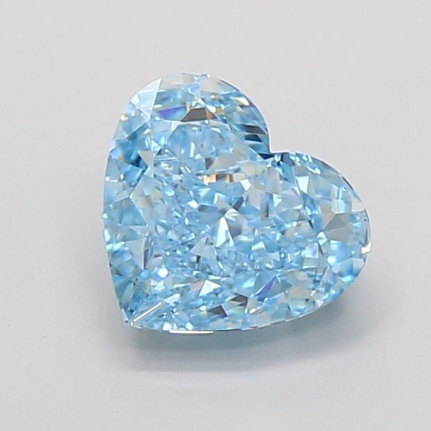 IGI Heart 2.23ct Fancy Vivid Blue VVS2 - Loose Lab Diamond: IGI Heart 2.23ct Fancy Vivid Blue VVS2 - Loose Lab Diamond Item Specifics: Source: This Is A Real Diamond Grown In A Lab Not Mined. Carat: 2.23 Cut: - Color: Fancy Vivid Blue Clarity: VVS2 Polish: EX 
