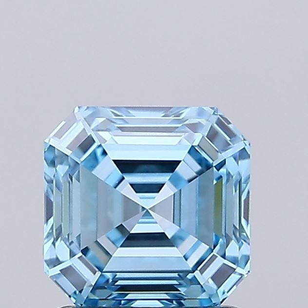 IGI Asscher 1.14ct Fancy Vivid Blue VVS1 - Loose Lab Diamond: IGI Asscher 1.14ct Fancy Vivid Blue VVS1 - Loose Lab Diamond Item Specifics: Source: This Is A Real Diamond Grown In A Lab Not Mined. Carat: 1.14 Cut: - Color: Fancy Vivid Blue Clarity: VVS1 Polish: E