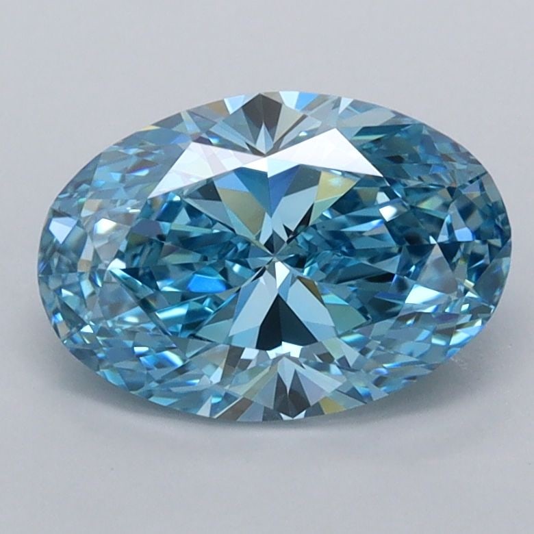 IGI Oval 1.54ct Fancy Vivid Blue VVS1 - Loose Lab Diamond: IGI Oval 1.54ct Fancy Vivid Blue VVS1 - Loose Lab Diamond Item Specifics: Source: This Is A Real Diamond Grown In A Lab Not Mined. Carat: 1.54 Cut: - Color: Fancy Vivid Blue Clarity: VVS1 Polish: EX S