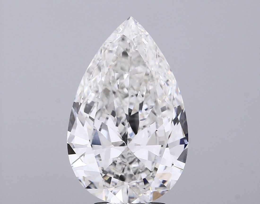 IGI Pear 5.01ct F VVS1 - Loose Lab Diamond: IGI Pear 5.01ct F VVS1 - Loose Lab Diamond Item Specifics: Source: This Is A Real Diamond Grown In A Lab Not Mined. Carat: 5.01 Cut: - Color: F Clarity: VVS1 Polish: EX Symmetry: EX Measurements: 15.3