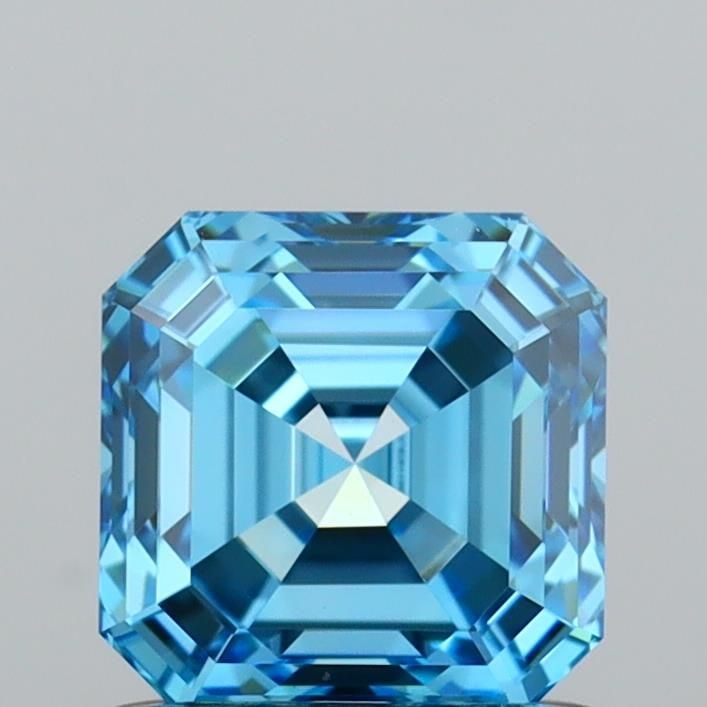 IGI Asscher 1.01ct Fancy Vivid Blue VVS1 - Loose Lab Diamond: IGI Asscher 1.01ct Fancy Vivid Blue VVS1 - Loose Lab Diamond Item Specifics: Source: This Is A Real Diamond Grown In A Lab Not Mined. Carat: 1.01 Cut: - Color: Fancy Vivid Blue Clarity: VVS1 Polish: E