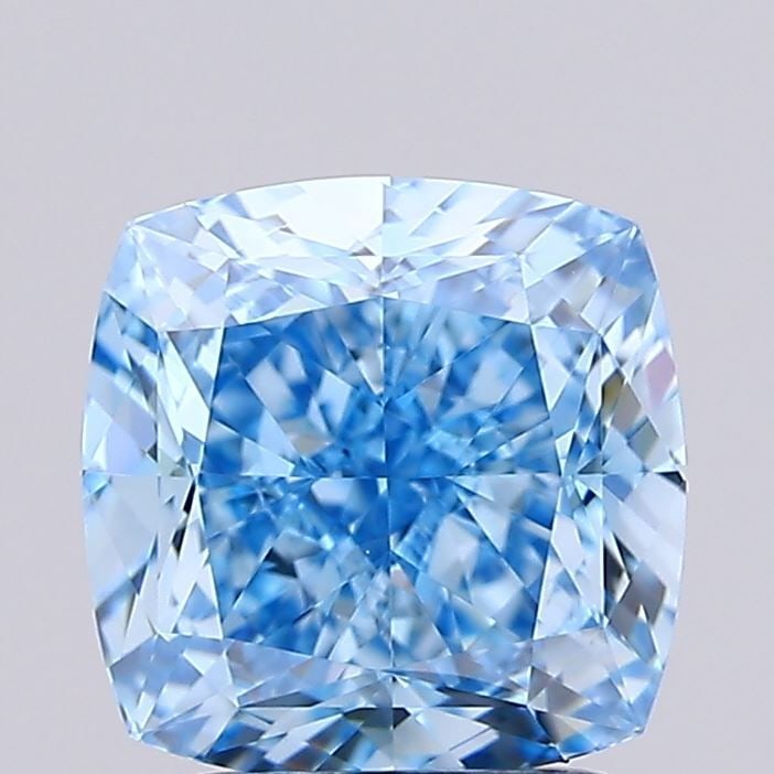IGI Cushion Modified 2.53ct Fancy Vivid Blue VVS1 - Loose Lab Diamond: IGI Cushion Modified 2.53ct Fancy Vivid Blue VVS1 - Loose Lab Diamond Item Specifics: Source: This Is A Real Diamond Grown In A Lab Not Mined. Carat: 2.53 Cut: - Color: Fancy Vivid Blue Clarity: VVS1