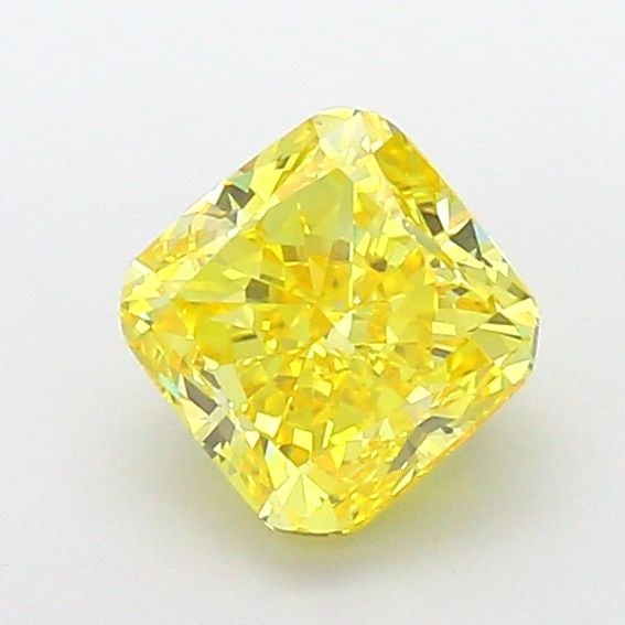 Cushion Brilliant 2.01ct Fancy Vivid Yellow VVS2 - Loose Lab Diamond: Cushion Brilliant 2.01ct Fancy Vivid Yellow VVS2 - Loose Lab Diamond Item Specifics: Source: This Is A Real Diamond Grown In A Lab Not Mined. Carat: 2.01 Cut: - Color: Fancy Vivid Yellow Clarity: