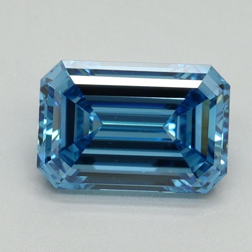 IGI Emerald 1.54ct Fancy Vivid Blue VVS2 - Loose Lab Diamond: IGI Emerald 1.54ct Fancy Vivid Blue VVS2 - Loose Lab Diamond Item Specifics: Source: This Is A Real Diamond Grown In A Lab Not Mined. Carat: 1.54 Cut: - Color: Fancy Vivid Blue Clarity: VVS2 Polish: