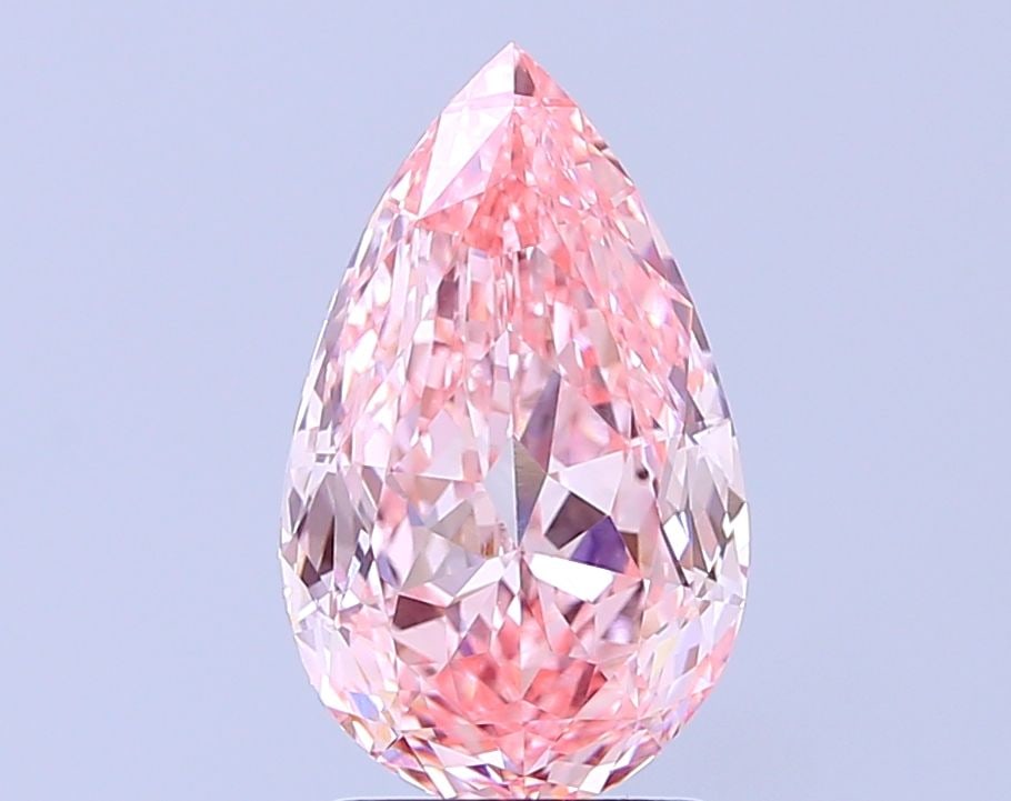 IGI Pear 2.61ct Fancy Vivid Pink VVS2 - Loose Lab Diamond: IGI Pear 2.61ct Fancy Vivid Pink VVS2 - Loose Lab Diamond Item Specifics: Source: This Is A Real Diamond Grown In A Lab Not Mined. Carat: 2.61 Cut: - Color: Fancy Vivid Pink Clarity: VVS2 Polish: VG S