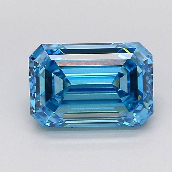 IGI Emerald 2.05ct Fancy Vivid Blue VVS2 - Loose Lab Diamond: IGI Emerald 2.05ct Fancy Vivid Blue VVS2 - Loose Lab Diamond Item Specifics: Source: This Is A Real Diamond Grown In A Lab Not Mined. Carat: 2.05 Cut: - Color: Fancy Vivid Blue Clarity: VVS2 Polish: E