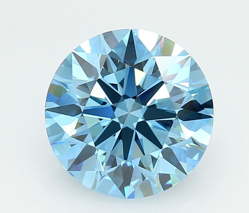 IGI Round 3.01ct Fancy Vivid Blue VVS2 - Ideal Loose Lab Diamond: IGI Round 3.01ct Fancy Vivid Blue VVS2 - Ideal Loose Lab Diamond Item Specifics: Source: This Is A Real Diamond Grown In A Lab Not Mined. Carat: 3.01 Cut: ID Color: Fancy Vivid Blue Clarity: VVS2 Poli