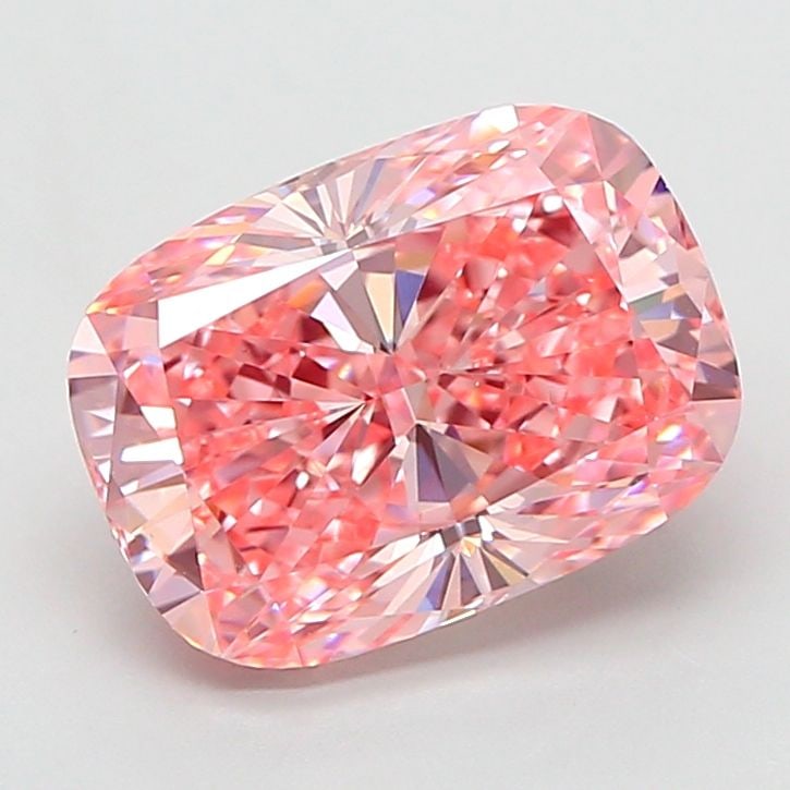 IGI Cushion Modified 3.04ct Fancy Vivid Pink VVS2 - Loose Lab Diamond: IGI Cushion Modified 3.04ct Fancy Vivid Pink VVS2 - Loose Lab Diamond Item Specifics: Source: This Is A Real Diamond Grown In A Lab Not Mined. Carat: 3.04 Cut: - Color: Fancy Vivid Pink Clarity: VVS2 