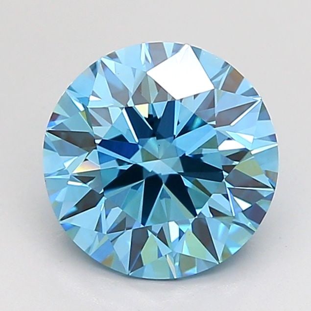IGI Round 2.01ct Fancy Vivid Blue VVS2 - Ideal Loose Lab Diamond: IGI Round 2.01ct Fancy Vivid Blue VVS2 - Ideal Loose Lab Diamond Item Specifics: Source: This Is A Real Diamond Grown In A Lab Not Mined. Carat: 2.01 Cut: ID Color: Fancy Vivid Blue Clarity: VVS2 Poli