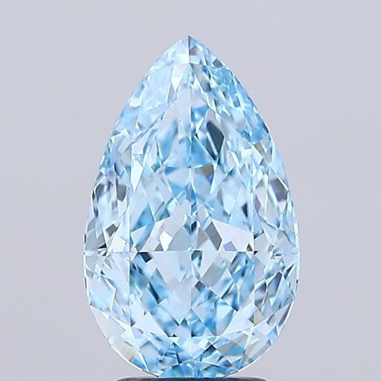 IGI Pear 3.2ct Fancy Vivid Blue VVS2 - Loose Lab Diamond: IGI Pear 3.2ct Fancy Vivid Blue VVS2 - Loose Lab Diamond Item Specifics: Source: This Is A Real Diamond Grown In A Lab Not Mined. Carat: 3.2 Cut: - Color: Fancy Vivid Blue Clarity: VVS2 Polish: EX Sym