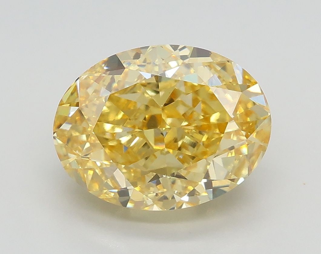 IGI Oval 3.01ct Fancy Intense Yellow VVS2 - Loose Lab Diamond: IGI Oval 3.01ct Fancy Intense Yellow VVS2 - Loose Lab Diamond Item Specifics: Source: This Is A Real Diamond Grown In A Lab Not Mined. Carat: 3.01 Cut: - Color: Fancy Intense Yellow Clarity: VVS2