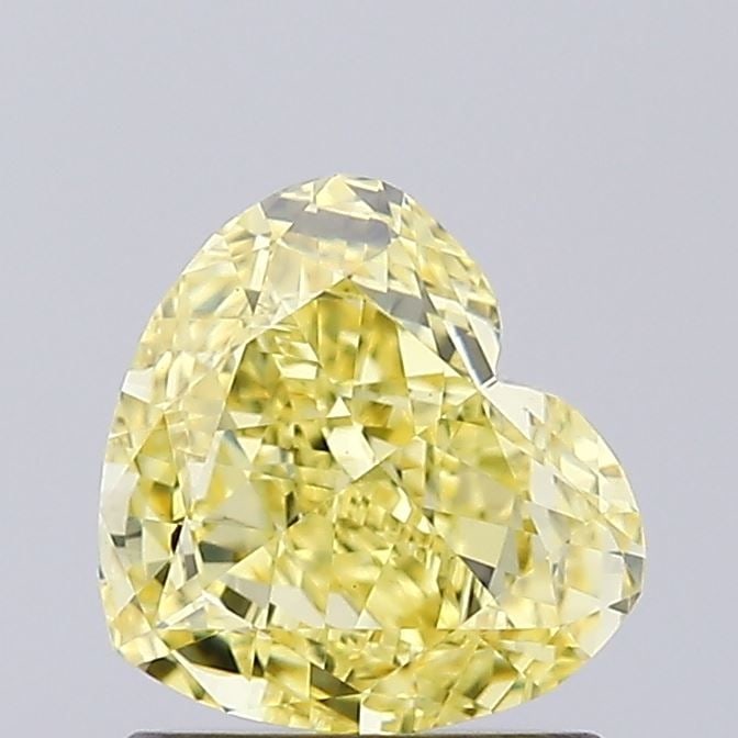 IGI Heart 1.02ct Fancy Intense Yellow VVS2 - Loose Lab Diamond: IGI Heart 1.02ct Fancy Intense Yellow VVS2 - Loose Lab Diamond Item Specifics: Source: This Is A Real Diamond Grown In A Lab Not Mined. Carat: 1.02 Cut: - Color: Fancy Intense Yellow Clarity: VVS2