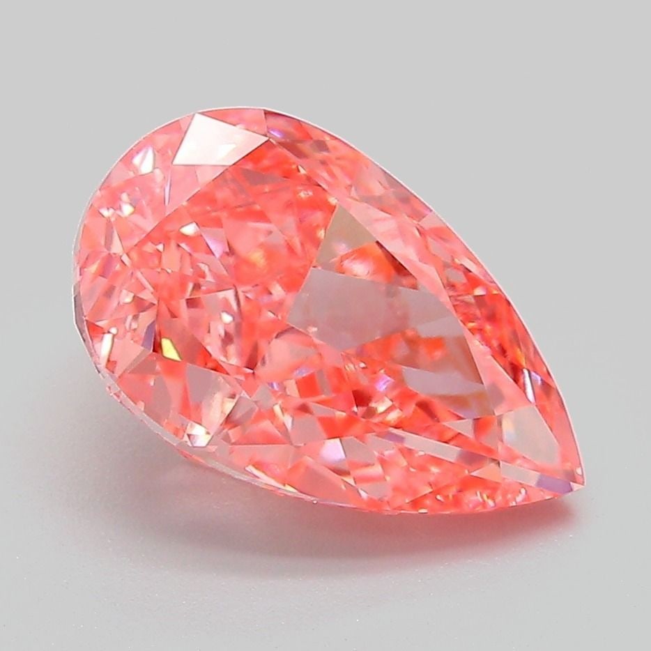 IGI Pear 3.09ct Fancy Vivid Pink VVS2 - Loose Lab Diamond: IGI Pear 3.09ct Fancy Vivid Pink VVS2 - Loose Lab Diamond Item Specifics: Source: This Is A Real Diamond Grown In A Lab Not Mined. Carat: 3.09 Cut: - Color: Fancy Vivid Pink Clarity: VVS2 Polish: EX