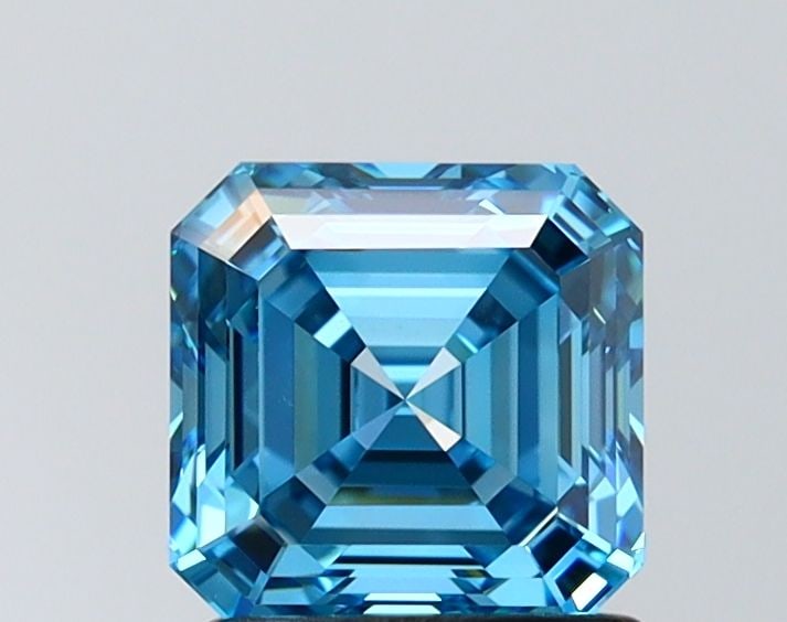 IGI Asscher 1.56ct Fancy Vivid Blue VVS1 - Loose Lab Diamond: IGI Asscher 1.56ct Fancy Vivid Blue VVS1 - Loose Lab Diamond Item Specifics: Source: This Is A Real Diamond Grown In A Lab Not Mined. Carat: 1.56 Cut: - Color: Fancy Vivid Blue Clarity: VVS1 Polish: E