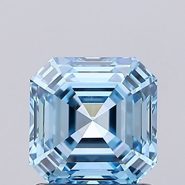 IGI Asscher 1.07ct Fancy Vivid Blue VVS1 - Loose Lab Diamond: IGI Asscher 1.07ct Fancy Vivid Blue VVS1 - Loose Lab Diamond Item Specifics: Source: This Is A Real Diamond Grown In A Lab Not Mined. Carat: 1.07 Cut: - Color: Fancy Vivid Blue Clarity: VVS1 Polish: E