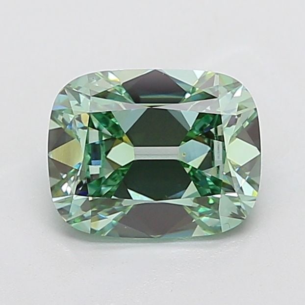 IGI Cushion Brilliant 2.73ct Fancy Vivid Green VVS2 - Loose Lab Diamond: IGI Cushion Brilliant 2.73ct Fancy Vivid Green VVS2 - Loose Lab Diamond Item Specifics: Source: This Is A Real Diamond Grown In A Lab Not Mined. Carat: 2.73 Cut: - Color: Fancy Vivid Green Clarity: VV