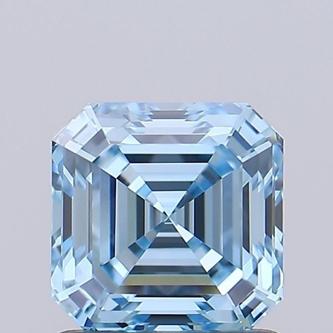 IGI Asscher 1.07ct Fancy Vivid Blue VVS1 - Loose Lab Diamond: IGI Asscher 1.07ct Fancy Vivid Blue VVS1 - Loose Lab Diamond Item Specifics: Source: This Is A Real Diamond Grown In A Lab Not Mined. Carat: 1.07 Cut: - Color: Fancy Vivid Blue Clarity: VVS1 Polish: E