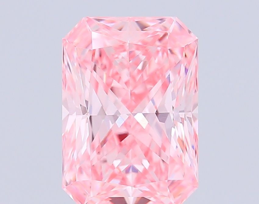 IGI Radiant 3.49ct Fancy Vivid Pink VVS2 - Loose Lab Diamond: IGI Radiant 3.49ct Fancy Vivid Pink VVS2 - Loose Lab Diamond Item Specifics: Source: This Is A Real Diamond Grown In A Lab Not Mined. Carat: 3.49 Cut: - Color: Fancy Vivid Pink Clarity: VVS2 Polish: E