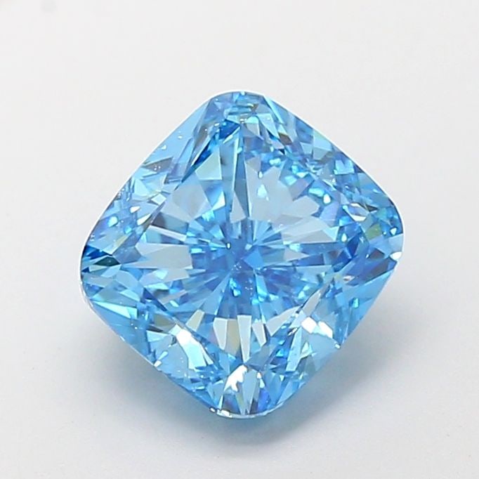 IGI Cushion Modified 4.01ct Fancy Vivid Blue VVS2 - Loose Lab Diamond: IGI Cushion Modified 4.01ct Fancy Vivid Blue VVS2 - Loose Lab Diamond Item Specifics: Source: This Is A Real Diamond Grown In A Lab Not Mined. Carat: 4.01 Cut: - Color: Fancy Vivid Blue Clarity: VVS2 