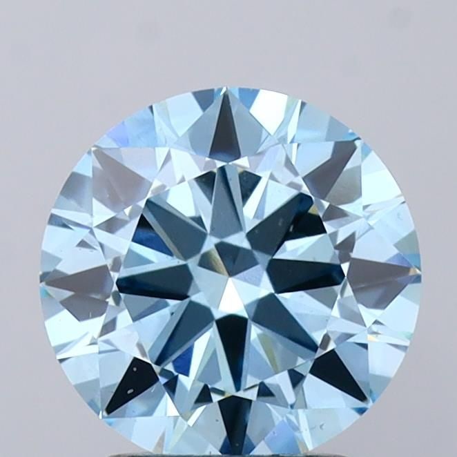IGI Round 2.02ct Fancy Vivid Blue VVS2 - Loose Lab Diamond: IGI Round 2.02ct Fancy Vivid Blue VVS2 - Loose Lab Diamond Item Specifics: Source: This Is A Real Diamond Grown In A Lab Not Mined. Carat: 2.02 Cut: EX Color: Fancy Vivid Blue Clarity: VVS2 Polish: EX