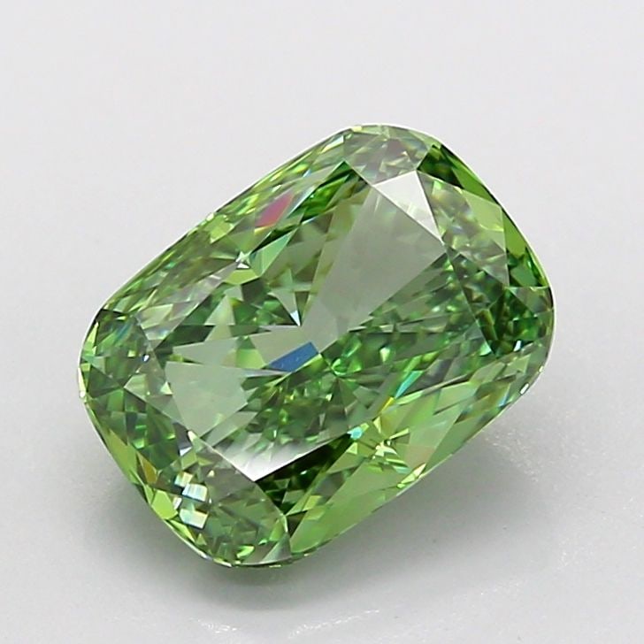 IGI Cushion Modified 2.08ct Fancy Vivid Green VVS2 - Loose Lab Diamond: IGI Cushion Modified 2.08ct Fancy Vivid Green VVS2 - Loose Lab Diamond Item Specifics: Source: This Is A Real Diamond Grown In A Lab Not Mined. Carat: 2.08 Cut: - Color: Fancy Vivid Green Clarity: VVS