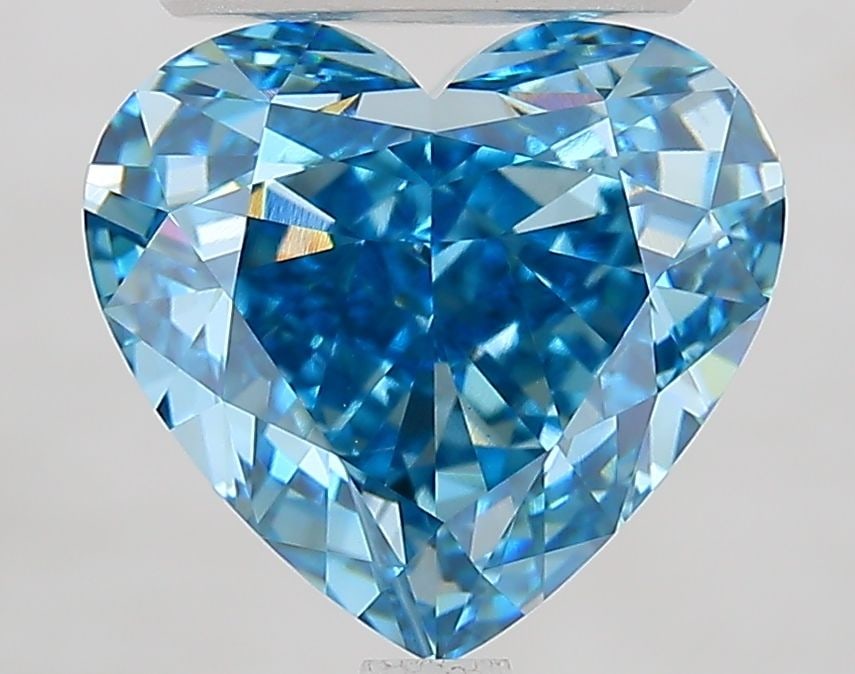 IGI Heart 4.1ct Fancy Vivid Blue VVS2 - Loose Lab Diamond: IGI Heart 4.1ct Fancy Vivid Blue VVS2 - Loose Lab Diamond Item Specifics: Source: This Is A Real Diamond Grown In A Lab Not Mined. Carat: 4.1 Cut: - Color: Fancy Vivid Blue Clarity: VVS2 Polish: EX