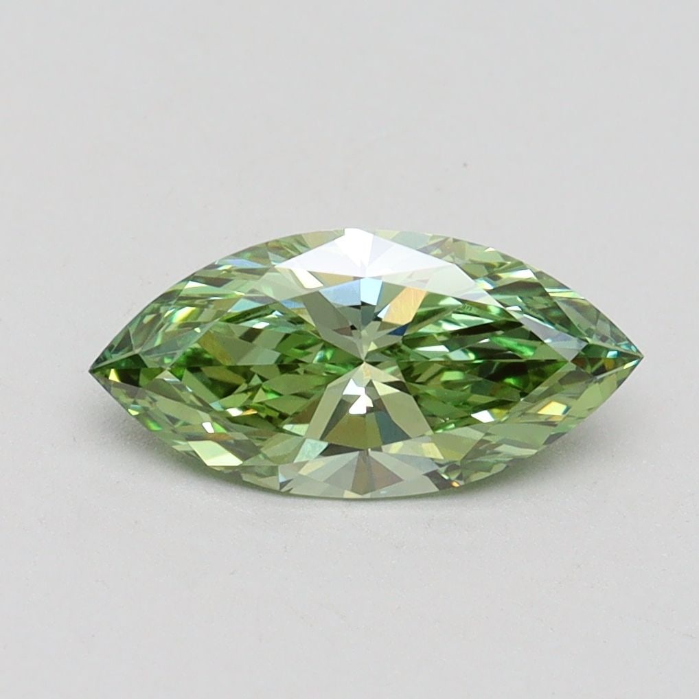 IGI Marquise 1.04ct Fancy Vivid Green VVS2 - Loose Lab Diamond: IGI Marquise 1.04ct Fancy Vivid Green VVS2 - Loose Lab Diamond Item Specifics: Source: This Is A Real Diamond Grown In A Lab Not Mined. Carat: 1.04 Cut: - Color: Fancy Vivid Green Clarity: VVS2 Polish
