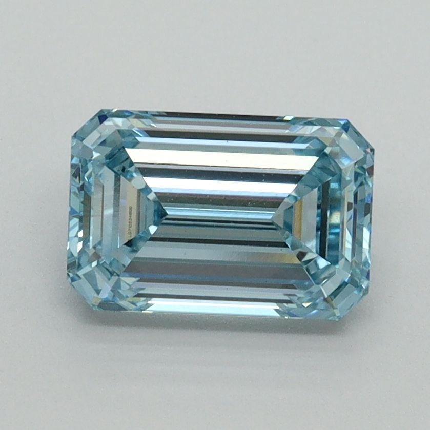IGI Emerald 1.53ct Fancy Intense Blue VVS2 - Loose Lab Diamond: IGI Emerald 1.53ct Fancy Intense Blue VVS2 - Loose Lab Diamond Item Specifics: Source: This Is A Real Diamond Grown In A Lab Not Mined. Carat: 1.53 Cut: - Color: Fancy Intense Blue Clarity: VVS2 Polis
