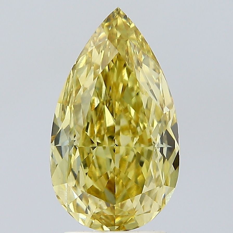 IGI Pear 3.59ct Fancy Intense Yellow VVS2 - Loose Lab Diamond: IGI Pear 3.59ct Fancy Intense Yellow VVS2 - Loose Lab Diamond Item Specifics: Source: This Is A Real Diamond Grown In A Lab Not Mined. Carat: 3.59 Cut: - Color: Fancy Intense Yellow Clarity: VVS2