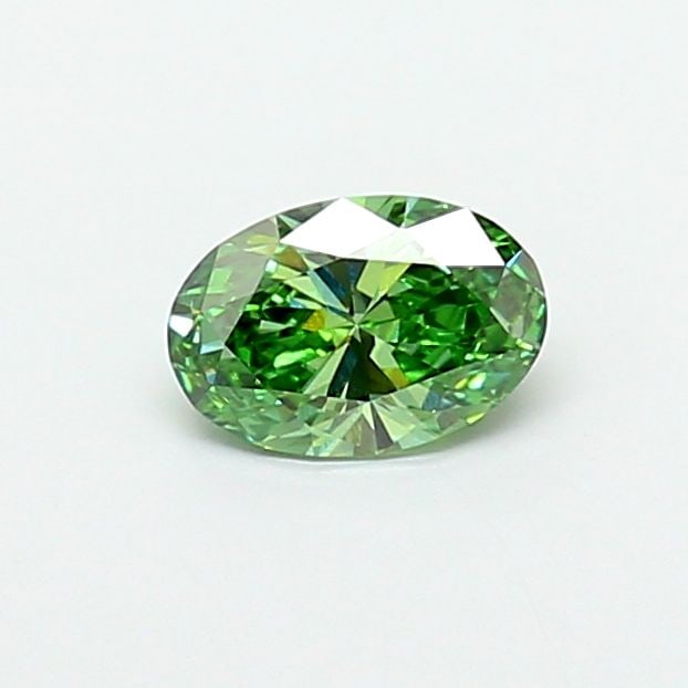 IGI Oval 0.88ct Fancy Vivid Green VVS2 - Loose Lab Diamond: IGI Oval 0.88ct Fancy Vivid Green VVS2 - Loose Lab Diamond Item Specifics: Source: This Is A Real Diamond Grown In A Lab Not Mined. Carat: 0.88 Cut: - Color: Fancy Vivid Green Clarity: VVS2 Polish: