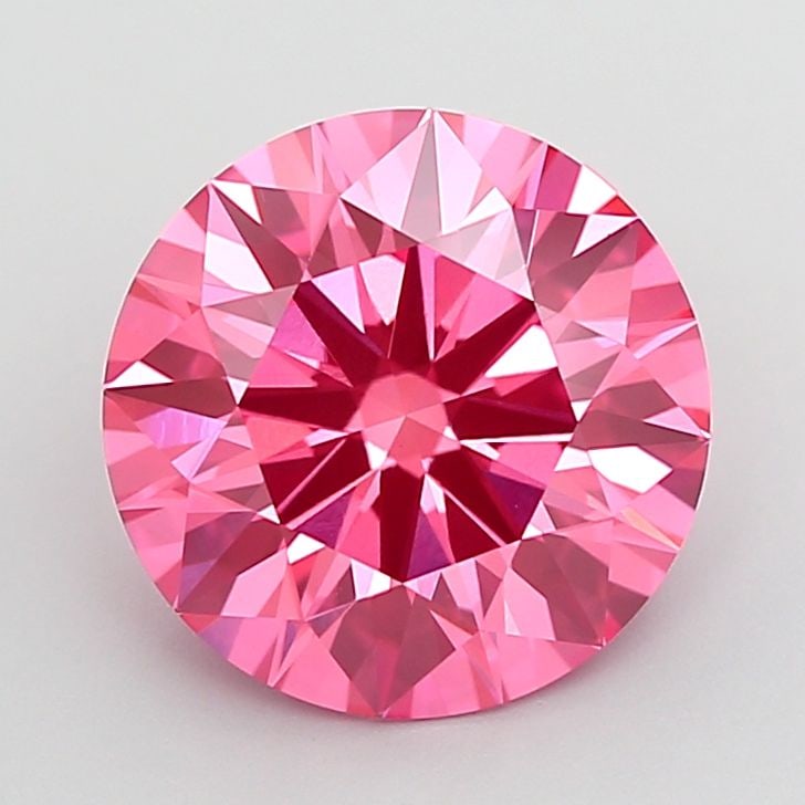 IGI Round 4.08ct Fancy Vivid Pink VVS2 - Ideal Loose Lab Diamond: IGI Round 4.08ct Fancy Vivid Pink VVS2 - Ideal Loose Lab Diamond Item Specifics: Source: This Is A Real Diamond Grown In A Lab Not Mined. Carat: 4.08 Cut: ID Color: Fancy Vivid Pink Clarity: VVS2 Poli