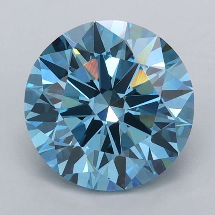 IGI Round 2.03ct Fancy Vivid Blue VVS2 - Ideal Loose Lab Diamond: IGI Round 2.03ct Fancy Vivid Blue VVS2 - Ideal Loose Lab Diamond Item Specifics: Source: This Is A Real Diamond Grown In A Lab Not Mined. Carat: 2.03 Cut: ID Color: Fancy Vivid Blue Clarity: VVS2 Poli