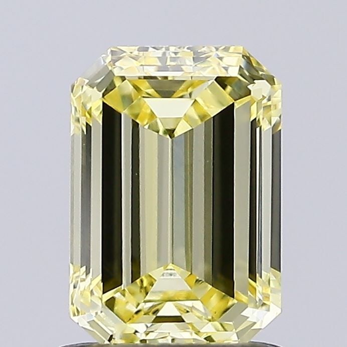 IGI Emerald 1.02ct Fancy Yellow VVS2 - Loose Lab Diamond: IGI Emerald 1.02ct Fancy Yellow VVS2 - Loose Lab Diamond Item Specifics: Source: This Is A Real Diamond Grown In A Lab Not Mined. Carat: 1.02 Cut: - Color: Fancy Yellow Clarity: VVS2 Polish: EX Symmet