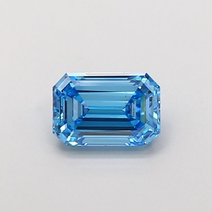 IGI Emerald 1.03ct Fancy Vivid Blue VVS1 - Loose Lab Diamond: IGI Emerald 1.03ct Fancy Vivid Blue VVS1 - Loose Lab Diamond Item Specifics: Source: This Is A Real Diamond Grown In A Lab Not Mined. Carat: 1.03 Cut: - Color: Fancy Vivid Blue Clarity: VVS1 Polish: V
