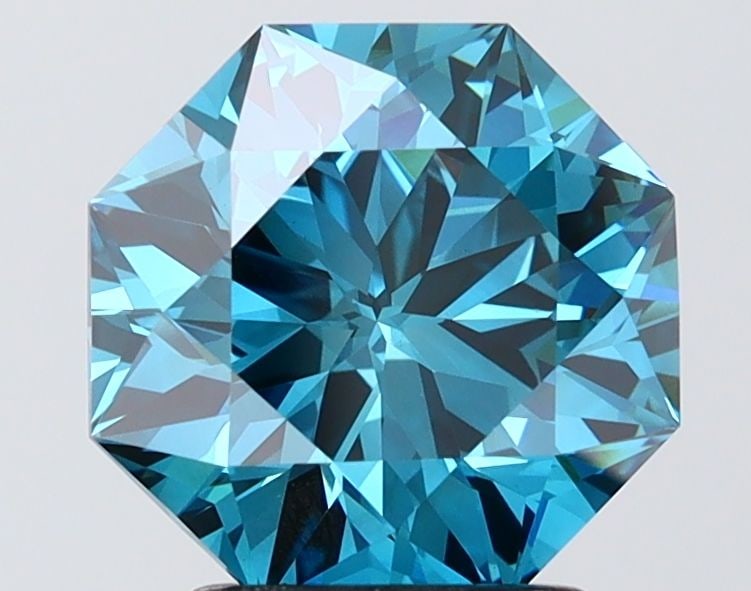 IGI Octagonal 2.71ct Fancy Vivid Blue VVS2 - Loose Lab Diamond: IGI Octagonal 2.71ct Fancy Vivid Blue VVS2 - Loose Lab Diamond Item Specifics: Source: This Is A Real Diamond Grown In A Lab Not Mined. Carat: 2.71 Cut: - Color: Fancy Vivid Blue Clarity: VVS2 Polish: