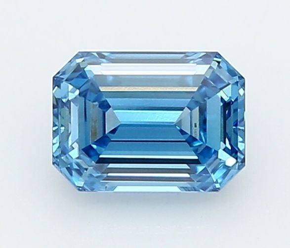 IGI Emerald 1.08ct Fancy Vivid Blue VVS2 - Loose Lab Diamond: IGI Emerald 1.08ct Fancy Vivid Blue VVS2 - Loose Lab Diamond Item Specifics: Source: This Is A Real Diamond Grown In A Lab Not Mined. Carat: 1.08 Cut: - Color: Fancy Vivid Blue Clarity: VVS2 Polish: V