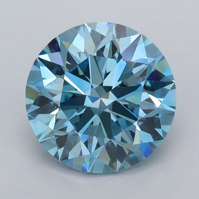 IGI Round 1.81ct Fancy Vivid Blue VVS2 - Ideal Loose Lab Diamond: IGI Round 1.81ct Fancy Vivid Blue VVS2 - Ideal Loose Lab Diamond Item Specifics: Source: This Is A Real Diamond Grown In A Lab Not Mined. Carat: 1.81 Cut: ID Color: Fancy Vivid Blue Clarity: VVS2 Poli
