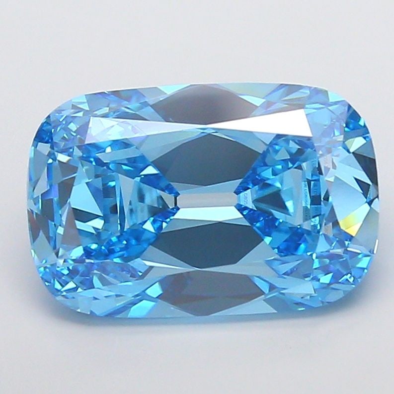 IGI Cushion Brilliant 10.01ct Fancy Vivid Blue VVS2 - Loose Lab Diamond: IGI Cushion Brilliant 10.01ct Fancy Vivid Blue VVS2 - Loose Lab Diamond Item Specifics: Source: This Is A Real Diamond Grown In A Lab Not Mined. Carat: 10.01 Cut: - Color: Fancy Vivid Blue Clarity: VV