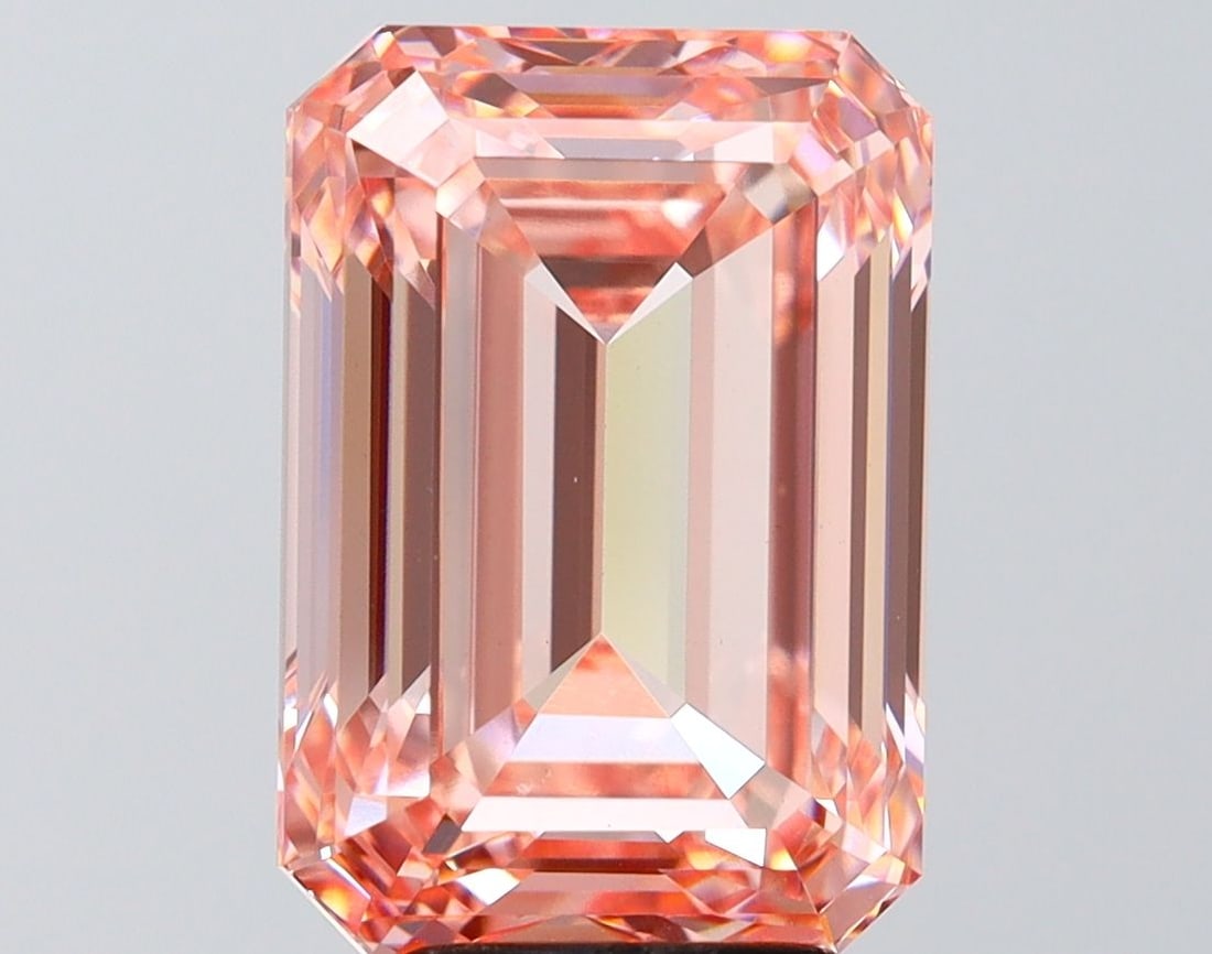 IGI Emerald 6.26ct Fancy Intense Pink VVS2 - Loose Lab Diamond: IGI Emerald 6.26ct Fancy Intense Pink VVS2 - Loose Lab Diamond Item Specifics: Source: This Is A Real Diamond Grown In A Lab Not Mined. Carat: 6.26 Cut: - Color: Fancy Intense Pink Clarity: VVS2 Polis