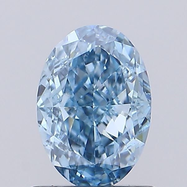 IGI Oval 1.06ct Fancy Vivid Blue VVS2 - Loose Lab Diamond: IGI Oval 1.06ct Fancy Vivid Blue VVS2 - Loose Lab Diamond Item Specifics: Source: This Is A Real Diamond Grown In A Lab Not Mined. Carat: 1.06 Cut: - Color: Fancy Vivid Blue Clarity: VVS2 Polish: VG